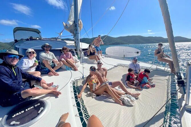 Catamaran Sail to Jost Van Dyke (Soggy Dollar Bar) - Great Harbour stop: Foxy’s Bar and Jost’s main street feel