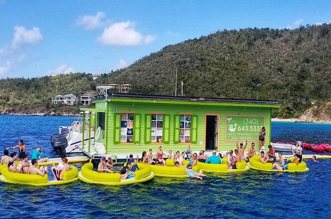Circle the Island of St. John | Lunch stop at Lime Out (Taco Boat) - Pizza Pi VI shipwreck snorkeling: where turtles and stingrays enter the story