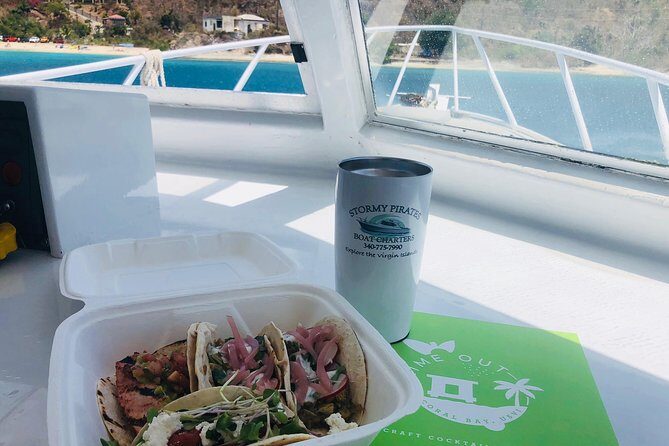 Circle the Island of St. John | Lunch stop at Lime Out (Taco Boat) - Hansen Bay and the Time-Out moment: getting into vacation mode