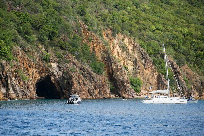 Discover The Baths of Virgin Gorda Full Day Adventure - Ritz Carlton St. Thomas - Treasure Point Caves: part legend, part rock scramble