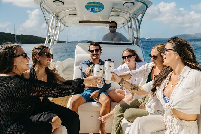 Full Day Private Boat Charter to the British Virgin Island - A private powerboat day in the BVI, starting from St Thomas