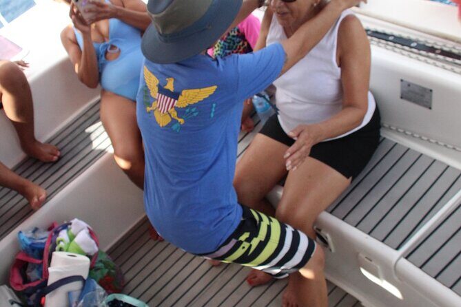 Full Day Private Charter on Luxury Catamaran Sailing. - Crew energy and hosting: Ivy, TL, and Justin in the mix