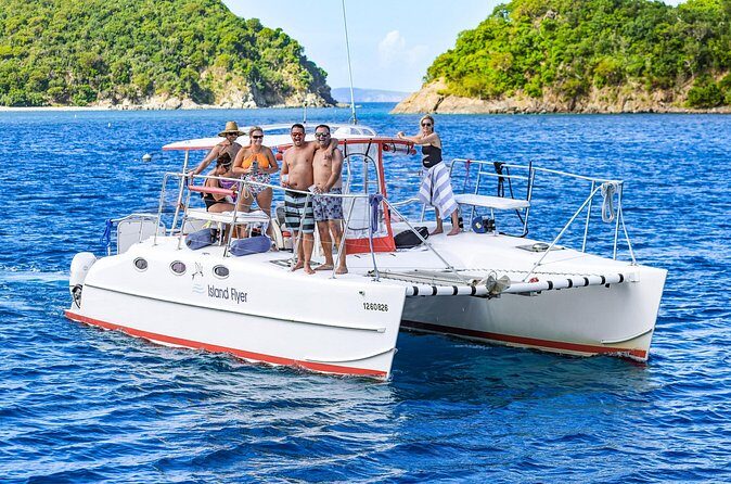 Full or Half Day Private Power Catamaran- USVI Beach and Snorkel - Price and fuel: the real math for your group size