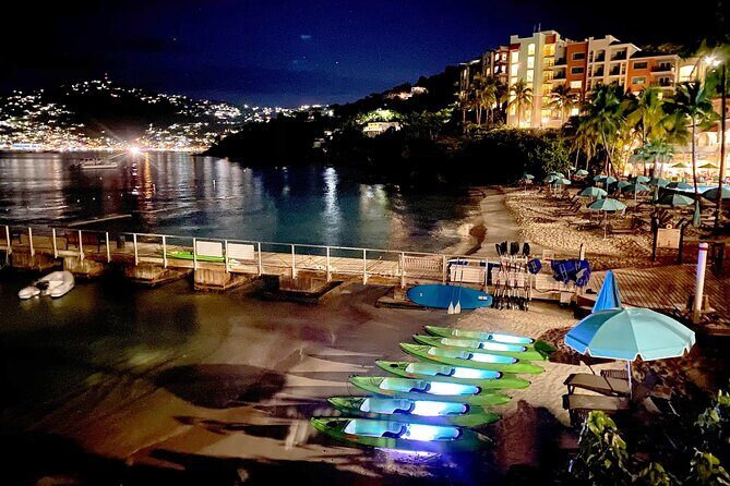 Glow Boats LED Night Kayak, Marriott Frenchman's Cove Dock, USVI - LED Night Kayaking From Marriott Frenchman’s Cove Dock