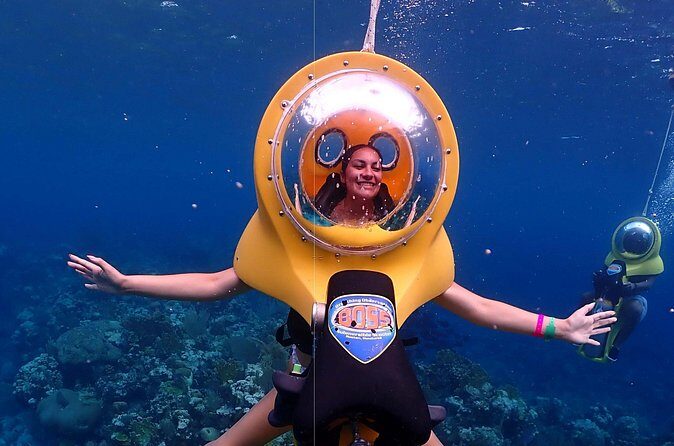 Guided Underwater Scooter and Snorkeling Activity in St. Thomas - Sun decks, shade, bathroom, and the freshwater shower (yes, it matters)