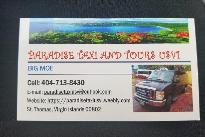Paradise Taxi & Tours USVI- St. Thomas - Airport Transfer to Red Hook Ferry - Why This Airport-to-Ferry Transfer Works on St. Thomas