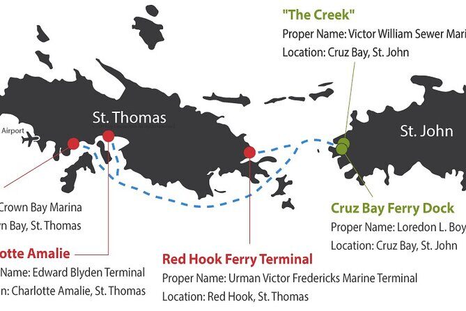 Paradise Taxi & Tours USVI- St. Thomas - Airport Transfer to Red Hook Ferry - Price and Value: When $160 for Up to 4 Makes Sense