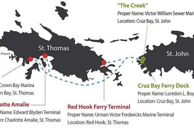 Paradise Taxi & Tours USVI- St. Thomas - Airport Transfer to Red Hook Ferry - Private, Air-Conditioned, and Built for Groups (Including Weddings)