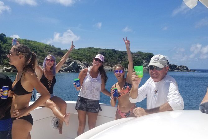 Private Fast Power Catamaran. Full or Half Day for Beach Hopping, Snorkel & Swim - Beach hopping game plan: Water Island to Magens Bay