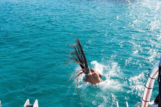 SeaFari FastCat - Sun, Fun, Swimming, Snorkeling & Boat Party - Limestone Beach: second snorkeling window and paddleboard play