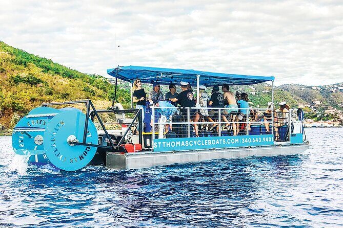 St. Thomas Cycleboats Water Island Trip - A pedal-powered party that still gets you to a real beach