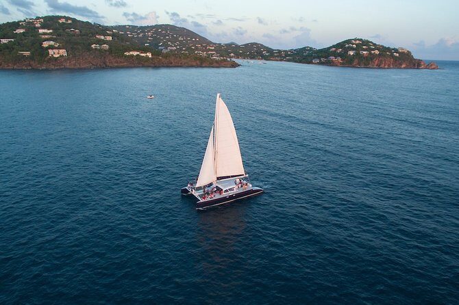 St. Thomas Dinner Sail to St. John with Open Bar & Hors D'oeuvres - Ritz-Carlton - The biggest practical gotcha: beach-style boarding at Ritz-Carlton
