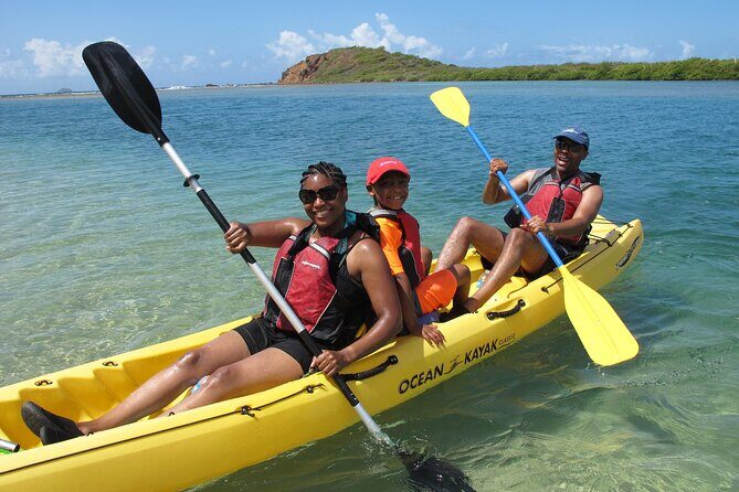 St Thomas Mangrove Lagoon Kayak and Snorkel Tour in the US Virgin Islands - Cas Cay optional hike: stretching your legs on a deserted island