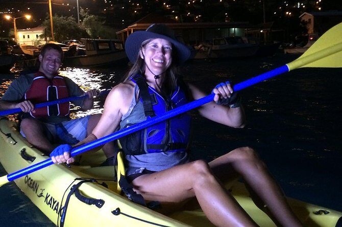 St Thomas Night Kayak Tour - Night Kayaking in Mangrove Lagoon: The big difference is after dark