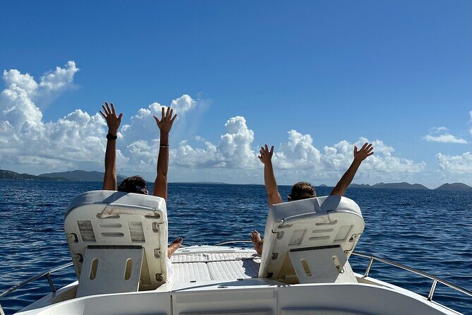 USVI Private Boat Charter Adventure - Lovango Resort + Beach Club on St. John for shore time and a second snorkel
